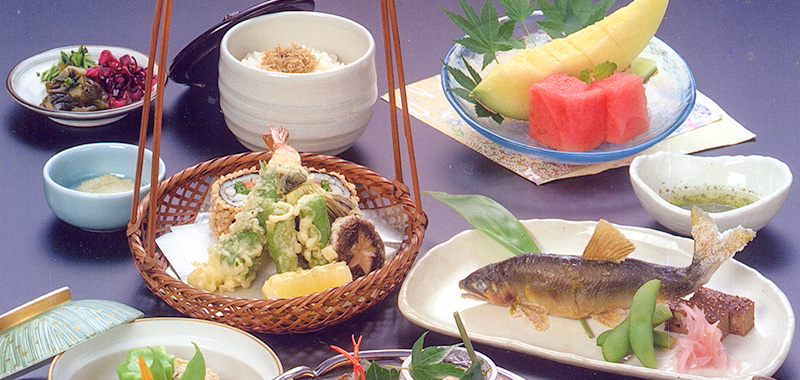 あゆの塩焼きや京料理と自然を楽しむ夏のプラン