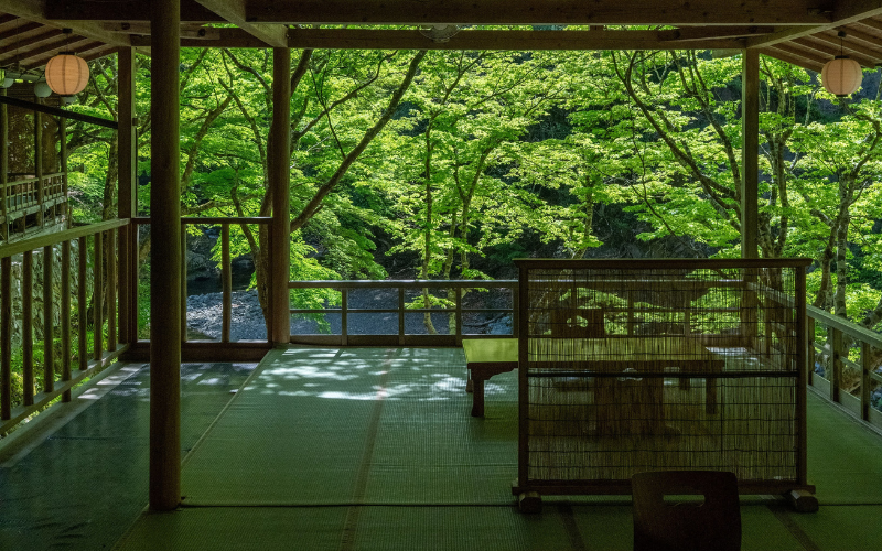 高雄 錦水亭 川床風景3